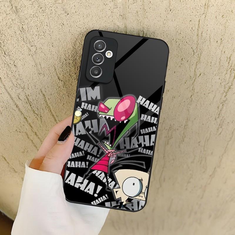 Invader Zim Telefoonhoesje Voor Samsung A72 A71 A70 A54 A52 A51 A50 A42 A40 A34 A33 A32 A31 A30 A22 A21 A20 A14 A12 A10 Glazen Cover