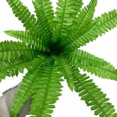 Artificial Potted Fern & Persian Leaves for Wedding Decor - 18 Forks of Green, Fake Fern & Green Leaves