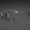 Retro Square Prescription Glasses Frame for Men Women Pure Titanium Fashion Anti Blue Light Optical Glasses Brand Designer Spectacles