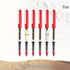 Five Thousand Years 0.7mm Red Ballpoint & 0.5mm Gel Click Pen for Homework Grading