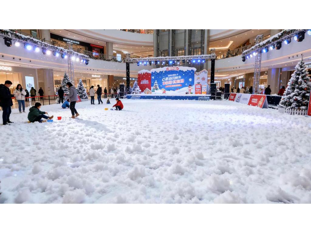 Handmade Artificial Snowflakes for Window Displays & Snow Simulations