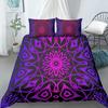 Luxury Boho Style Duvet Cover Geometric Print Bedding Set Quilt Cover with Zipper Closure King Queen Polyester Comforter Cover