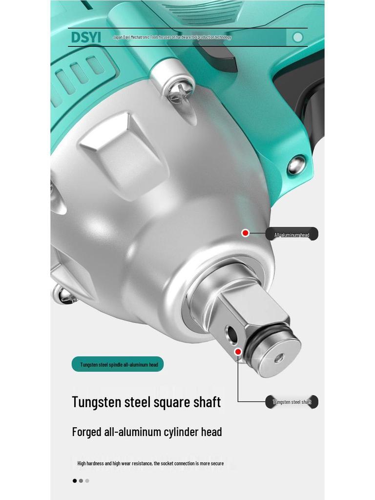 V Japanese Da Yi Brushless Electric Torque Wrench - 2106 Impact Scaffolder for Woodworking & Auto Repair