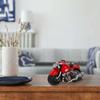 Collectible Figurines Mini Motorcycle Piggy Money Bank for Boys Home Office Table Bookshelf Decor Kid Ornament Toy Vehicle