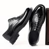 Fashion Hot Sale Man Business Formal Footwear Fashion Wear Casual Shoe Classic Leather Oxford Shoes Crocodile Pattern Men Business Shoes