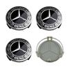 4 peças 75mm Calota Central de Roda de Carro Tampas de Cubo Emblema Acessórios Mercedes Benz AMG W210 W211 W176 W203 W204 W212 W205 CLA CLK GLA GLC