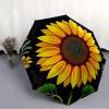 1pc Sunflower Pattern Automatic Open/Close Umbrella Compact Folding Umbrella, All-Season Portable Umbrella for Women/Men159