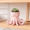 Porch Flowerpot 3D Printed Octopus Vase, Shaped Flowerpot, Creative Planter Pot, Plant Pot Funny Animal Statue for Indoor Outdoor Plants Garden