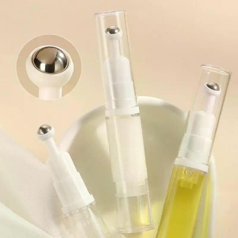 5/10/12/15ml Roller Ball Vacuum Bottle Liquid Essential Foundation Eye Cream Refillable Bottles Travel Portable Empty Dispenser