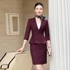 Women's 3/4 Sleeve Three-Piece Professional Suit