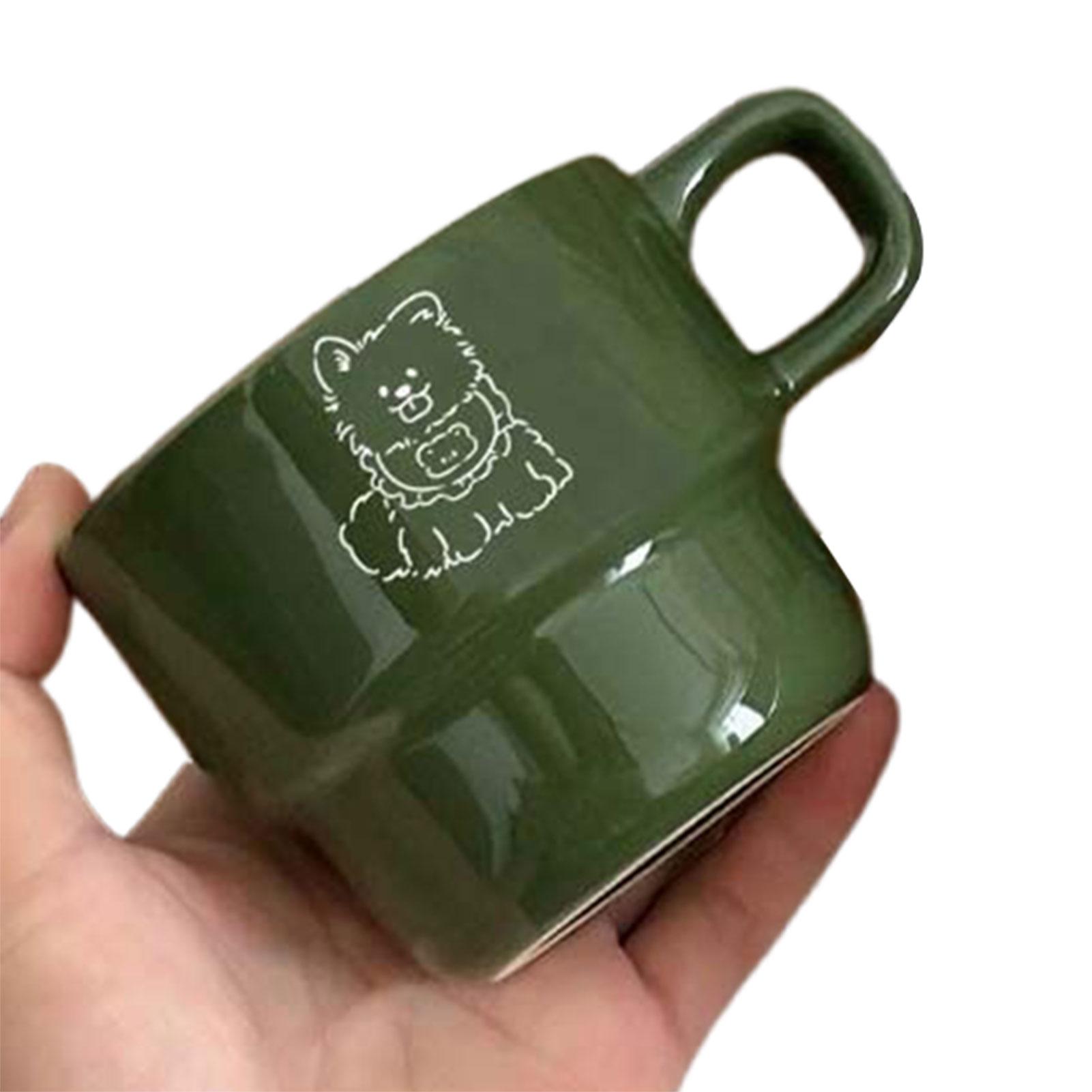 

Керамическая кружка-такса для кофе, чая, молока, милая кружка с щенком, модная ручная кружка для питья воды, отличный подарок для влюбленных, друзей 201-300ml