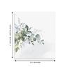 50pcs Blank Green Leaf Table Place Cards Simplicity Paper Tented Name Card Printing Gift Cards Bridal Shower