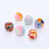 6PCS Colored Wool Ball Diameter about 5cm Pet Supplies Cat Toys Nibble Resistant Rolling Plush Ball Throw and Catch Ball.