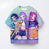 2026 Kids Anime Clothes Girls Kpops Demon Hunters 3D Short Sleeve Casual Fashion Summer Boys Girls T-Shirt