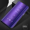 Custodia Flip Smart Mirror di lusso per Xiaomi Redmi Note 11 10 9 9s 8 8T 10s 11T Pro Max Plus 9A 9C Mi 9T Lite Poco X3 5G Cover Coque