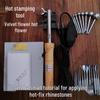 Adjustable Temp Hot Foil Stamper Set for Silk Flowers, Organza & More - DIY Flower Tool