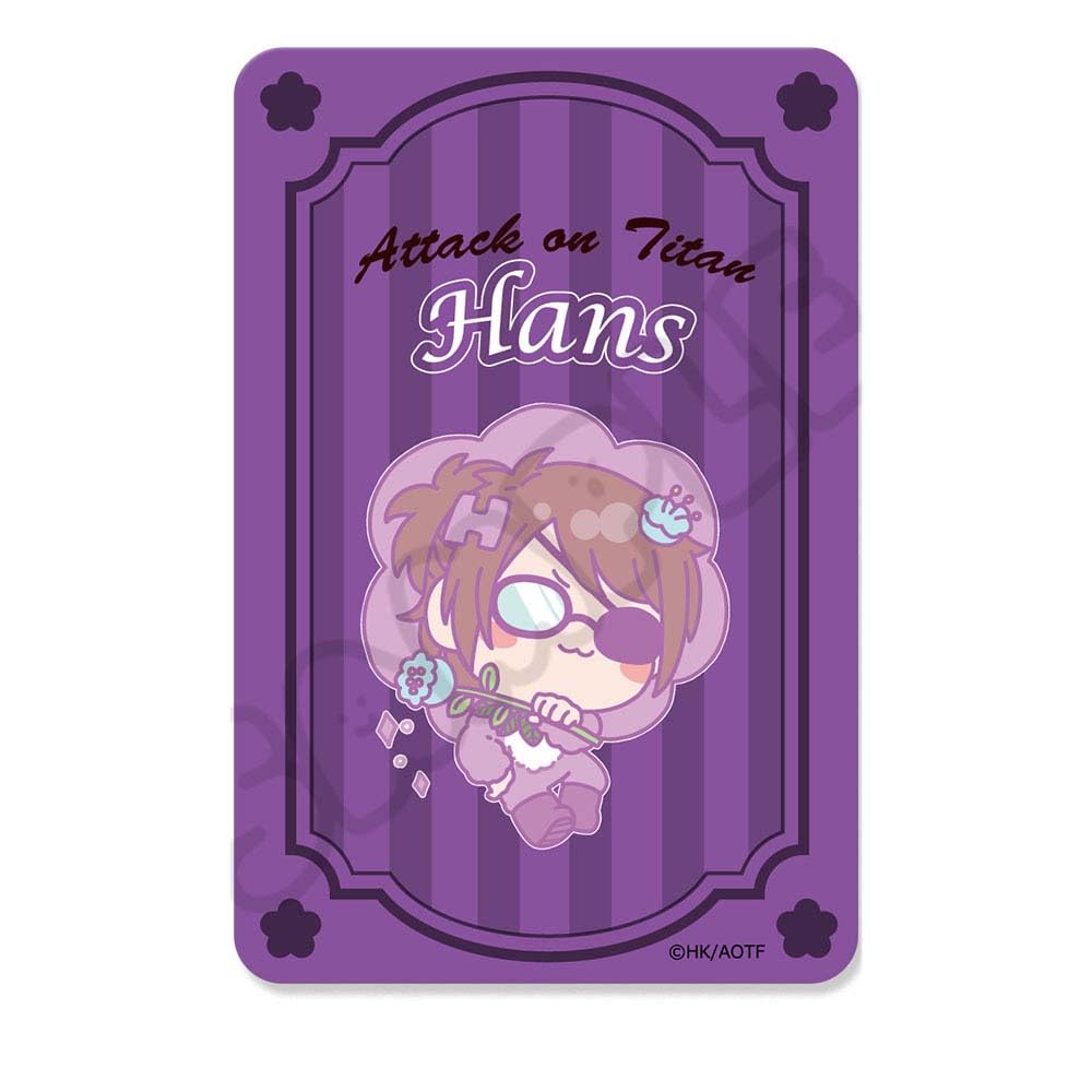 

TV Anime on Titan The Final 14 Clear Card Sticker M SF Attack Season Vol. [Hange]