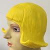 Comfortable To Wear Latex Mask Realistic Rubber Colorful Hair Hats Funny Overhead Masks  Masquerade