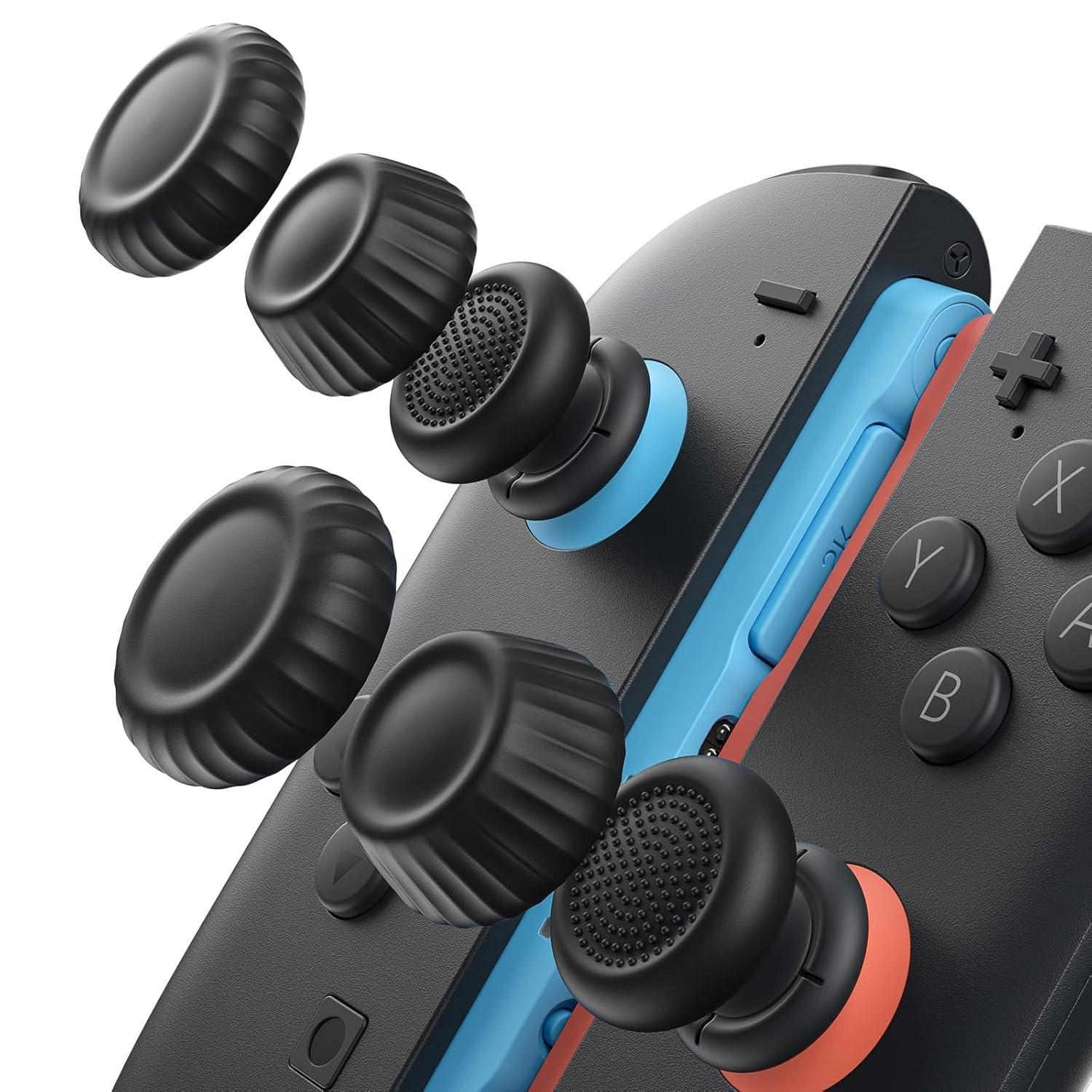 Switch 2 Controller Joystick Silicone Cap Set: High, Medium, Low Protection Caps