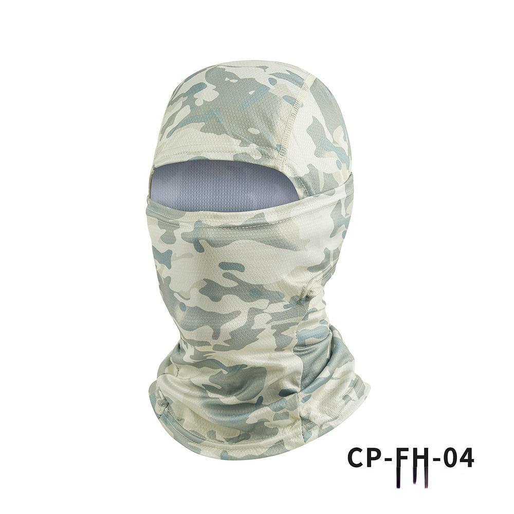 

Камуфляжный флисовый чехол на голову, уличная велосипедная маска, альпинистская холодная шапка, защита от солнца, козырек от солнца, быстросохнущие теплые маски One Size