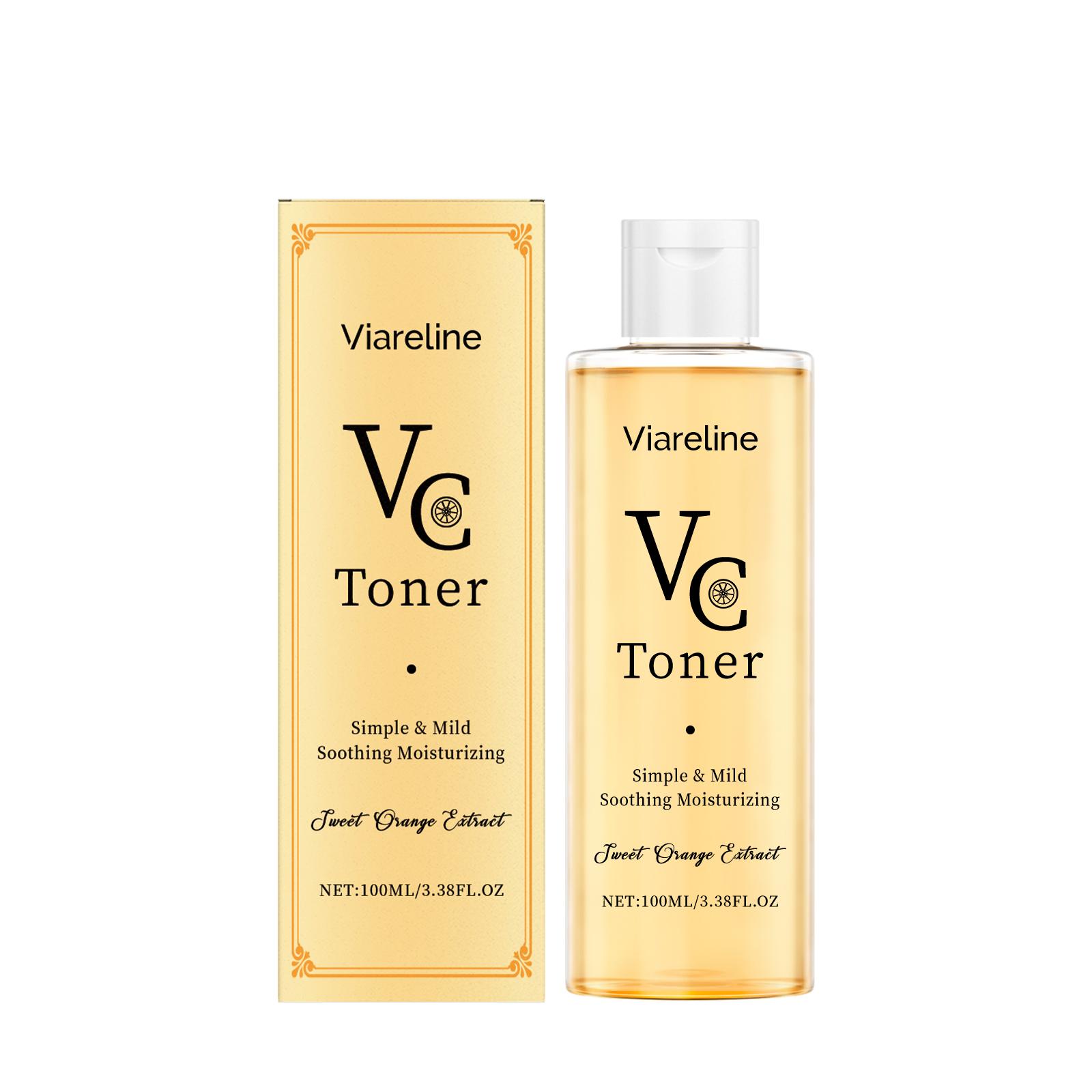 Viareline VC Moisturizing Toner Hydrating Refreshing Easy Absorption Locking Moisture Soothing Skincare Moisturizing Toner