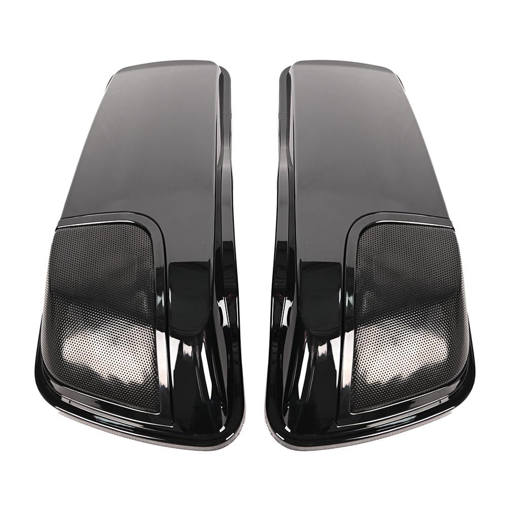 5x7 Motorcycle Speaker Covers with Iron Mesh for Harley 14-23 Road Glide, Street Glide, and CVO Models