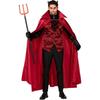 Halloween Vampire Costume, Unisex Red Cape with Stand-up Collar, for Cosplay, Stage Performances, and As a Devil's Shawl