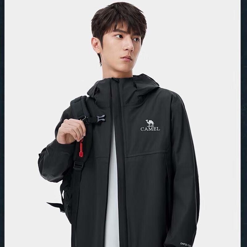 CAMEL Men s Single-Layer Hardshell Jacket A14BAEO189 XL