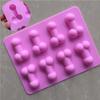 Dropshipping Craft Tools Cake Mold Silicone Dick Ice Tray Sexy Penis Cube Candle Moulds Sugar Chocolate Ice Cube