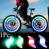 Colorful LED Bike Wheel Light, Waterproof Easy Install Bicycles Wheel Spoke LED Lights with 3 Modes for Bicycle