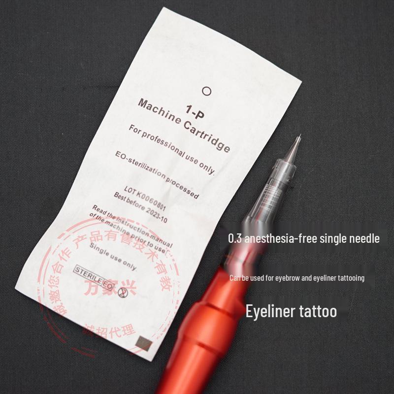 Microblading Instrument with Special Needle for Eyebrow and Lip Tattoo - No Numbing Cream Needed