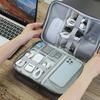 3-lagige Kabelaufbewahrungstasche Digitaler Elektronikzubehör-Organizer für USB-Ladegerät-Stecker