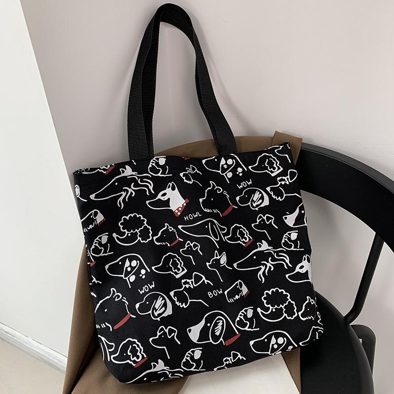 Canvas Bag Women Outing Travel Large Capacity Handbag Bags