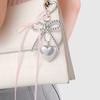Strawberry Beads Keychains Handmade Bag Pendants Delicate Handmade Bag Charm Alloy Texture for Ladies Accessories