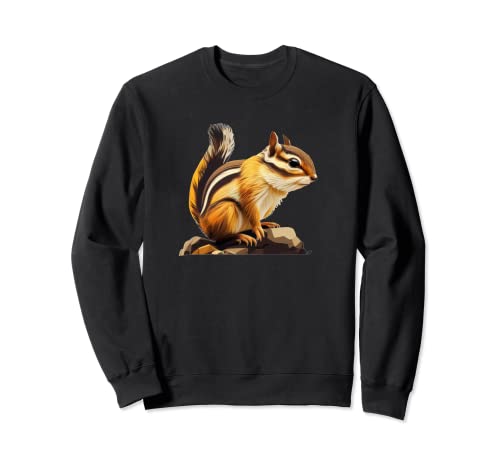 Chipmunk design sweatshirt