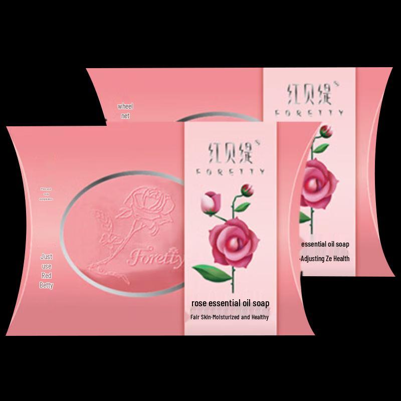 

Foretty Rose Essential Oil Moisturizing Body Soap Bar - 2x45g