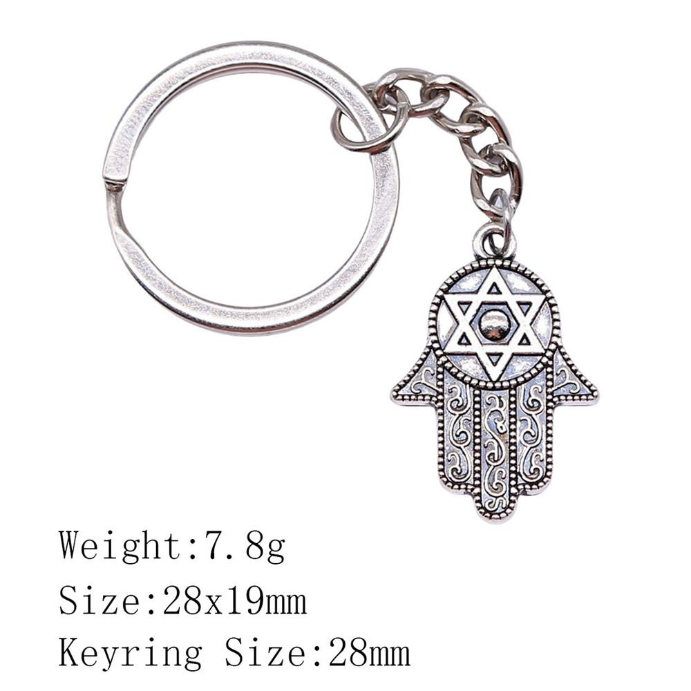 Back To School Bag Keyring Hamsa Hand Eye Of Horus Key Ring Ornaments For Home Cool Keychain