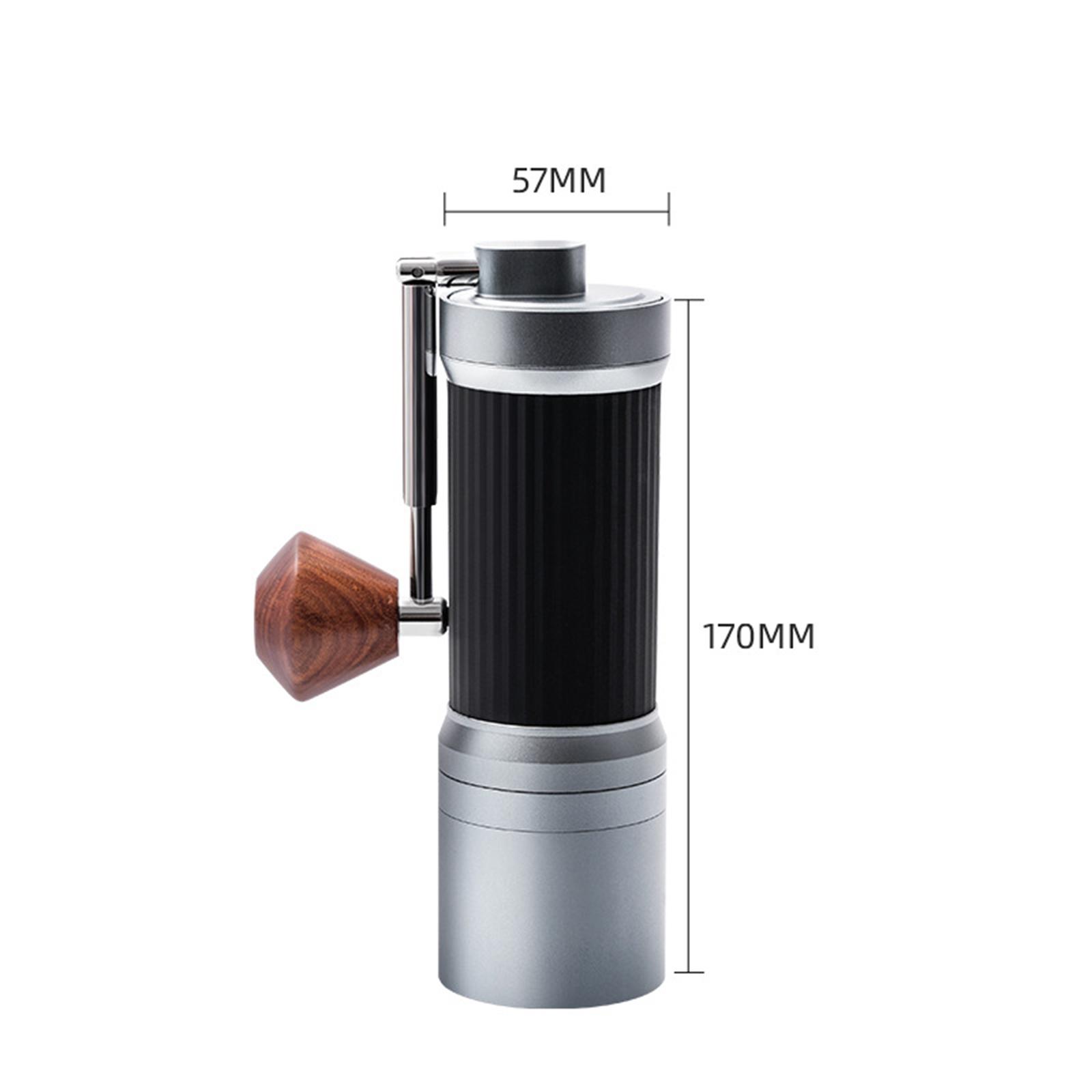 

Ручная кофемолка с ЧПУ, жернова из нержавеющей стали, портативная складная ручная кофемолка, кофемашина Folding grinder - gray