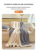2025 Autumn/Winter Taffeta Fleece Duvet Cover & Blanket Combo for Home/Office