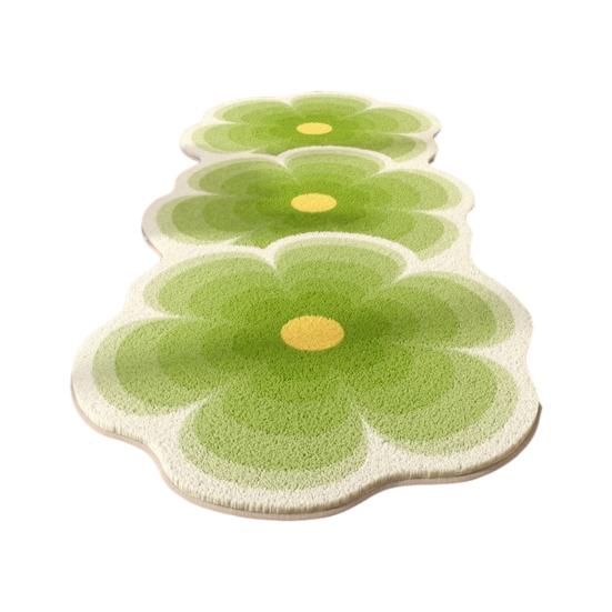 Floor Mat Ultrafine Synthetic Fibers Quick Cleaning Maintenance Area Rug Anti-Slip Laminate Grip Soft Low-Velvet Carpet