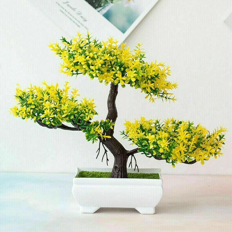 High-quality Realistic Artificial Bonsai Pine Tree Pot Plant For Elegant Home Decor