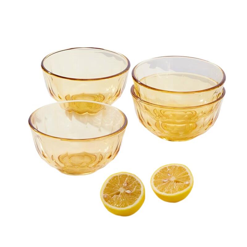 Lock&Lock Jingpo Series Amber 4-Piece Tableware Set