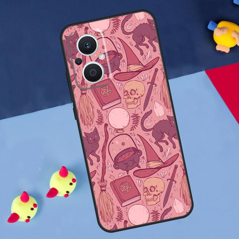 Girly Pastel Witch Goth For OPPO Reno 14 13 12 11 10 Pro 11F 12F 13F 14F 7 8 Lite 8T OPPO Find X9 X5 X6 X8 Pro Case