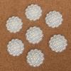 20-200Pcs Ivory Flatback Half Round Pearl Craft ABS Resin Imitation Pearl Resin Scrapbook Beads For DIY Decoration Handmade Craft Accessories