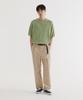 COVERNAT Small Authentic Open Collar Half Knit Light Green