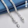 925 Sterling Silver Faucet Chain Necklace Fashionable Wedding Jewelry