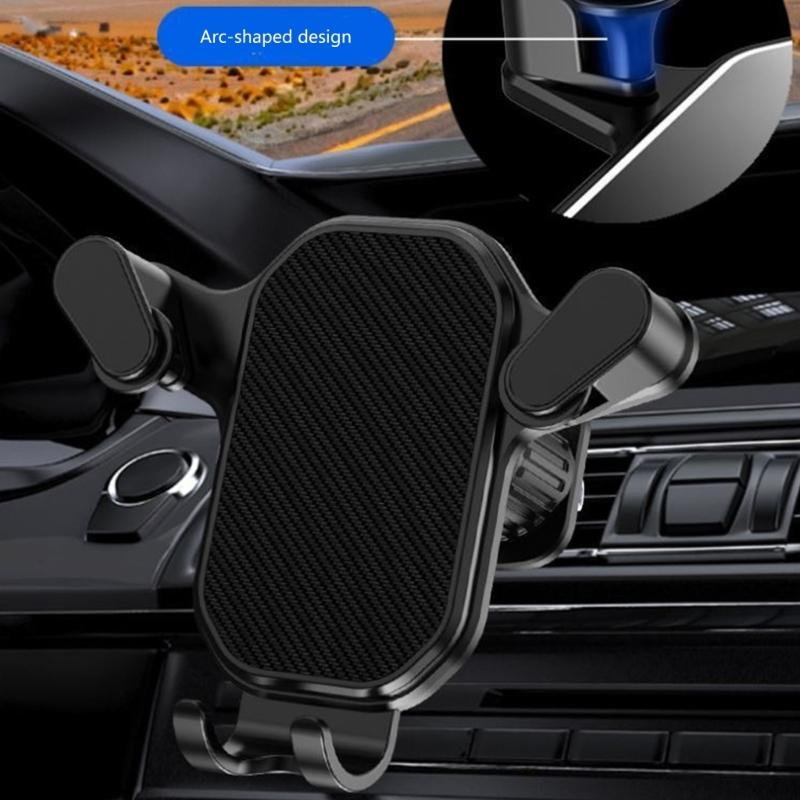 360 Degree Rotating Car Phone Holder Air Vent Mount Mobile Phone Stand Air Outlet Phone Holder Bracket Easy Installation