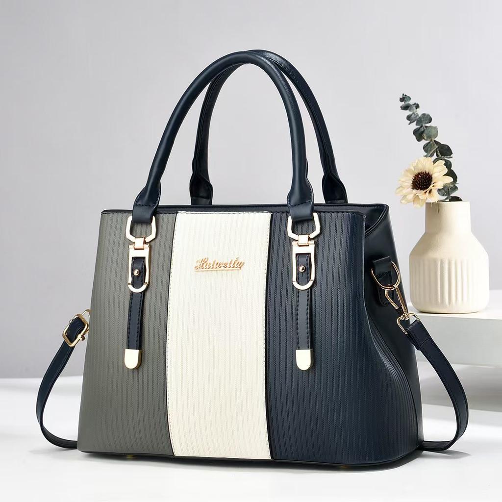 Prémiová patchworková barevná kabelka Všestranná taška přes rameno Módní Top vzhled Kvalita Vícevrstvá Velkokapacitní Crossbody taška de