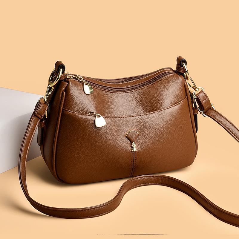 Fashion Single-shoulder Crossbody Bag, Simple and Trendy Mom Bag, Retro Small Square Bag