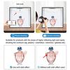 PULUZ 25cm Folding Portable High 97 CRI Ring Light Photo Lighting Studio Shooting Tent Box with 12 Colors Backdrops, Size: 25cm X 25cm X 25cm